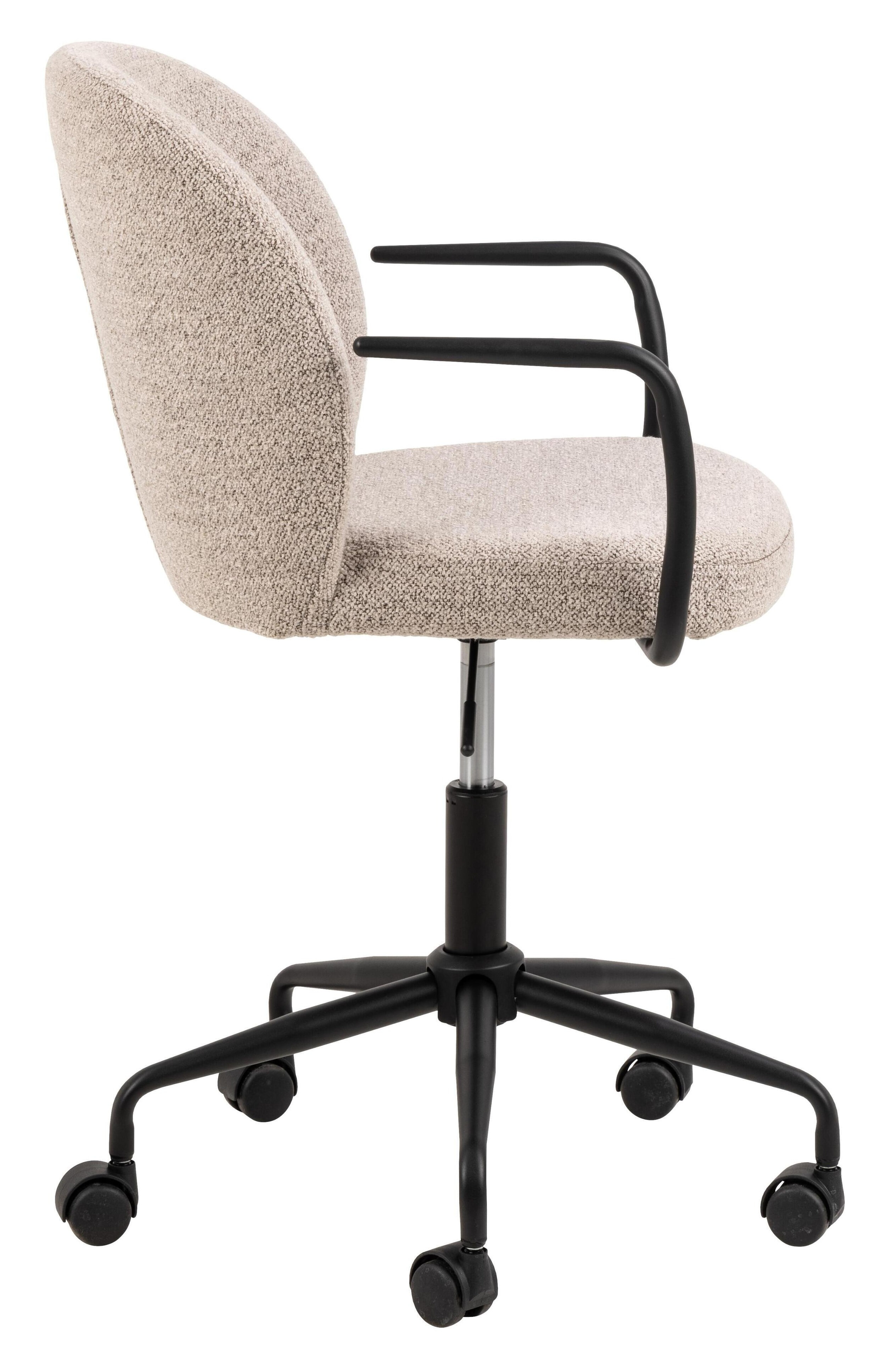 Bendt Bureaustoel 'Alba' Bouclé, kleur Beige