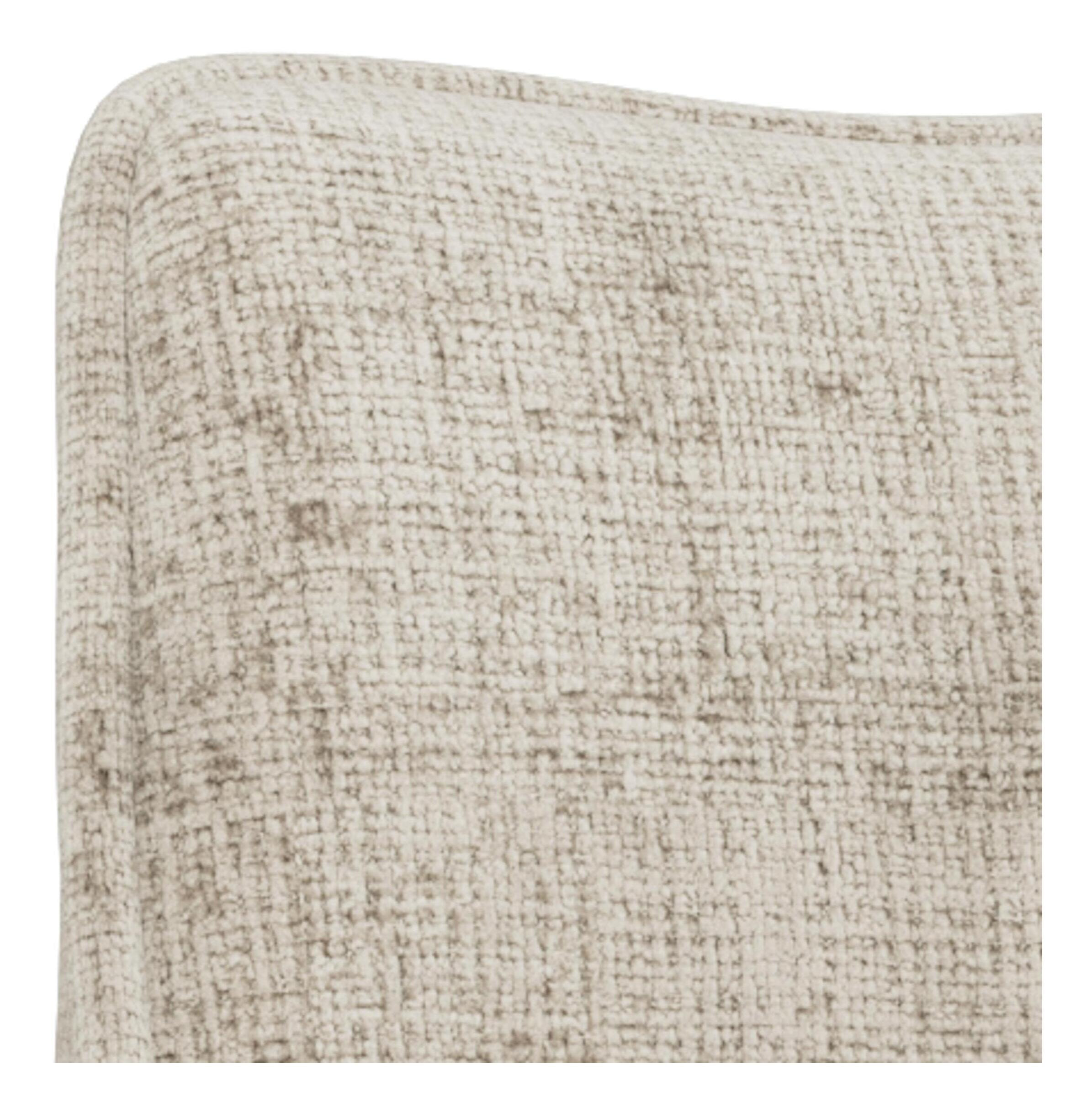 Bendt Draaibare Barkruk 'Erika' Chenille, kleur Beige (zithoogte 64-85cm)