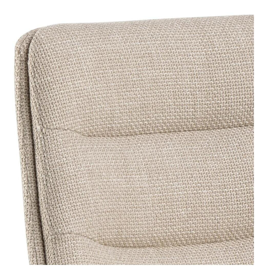 Bendt Draaibare Barkruk 'Labarron' kleur Beige (zithoogte 65-86cm)