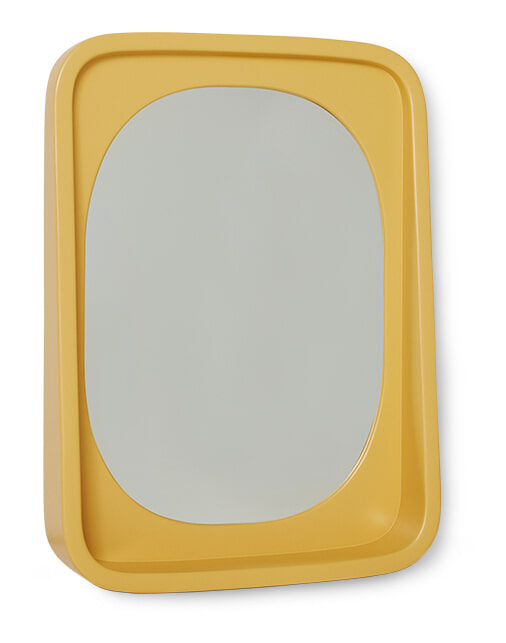 HKliving Spiegel Curve 71 x 52cm - Oker
