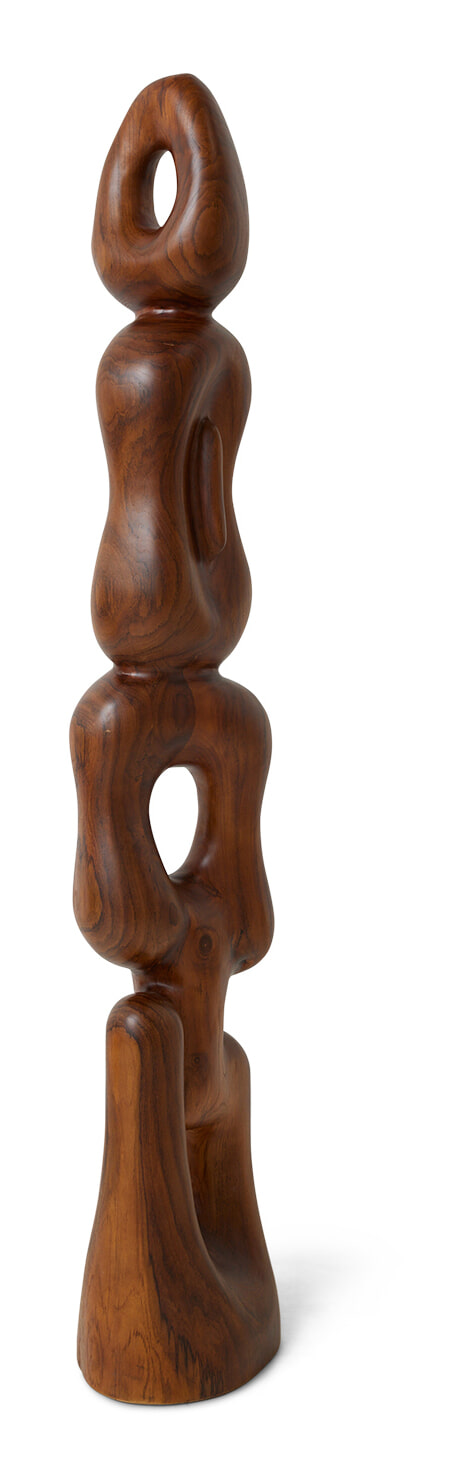 HKliving Sculptuur Vertigo Teakhout, 200cm