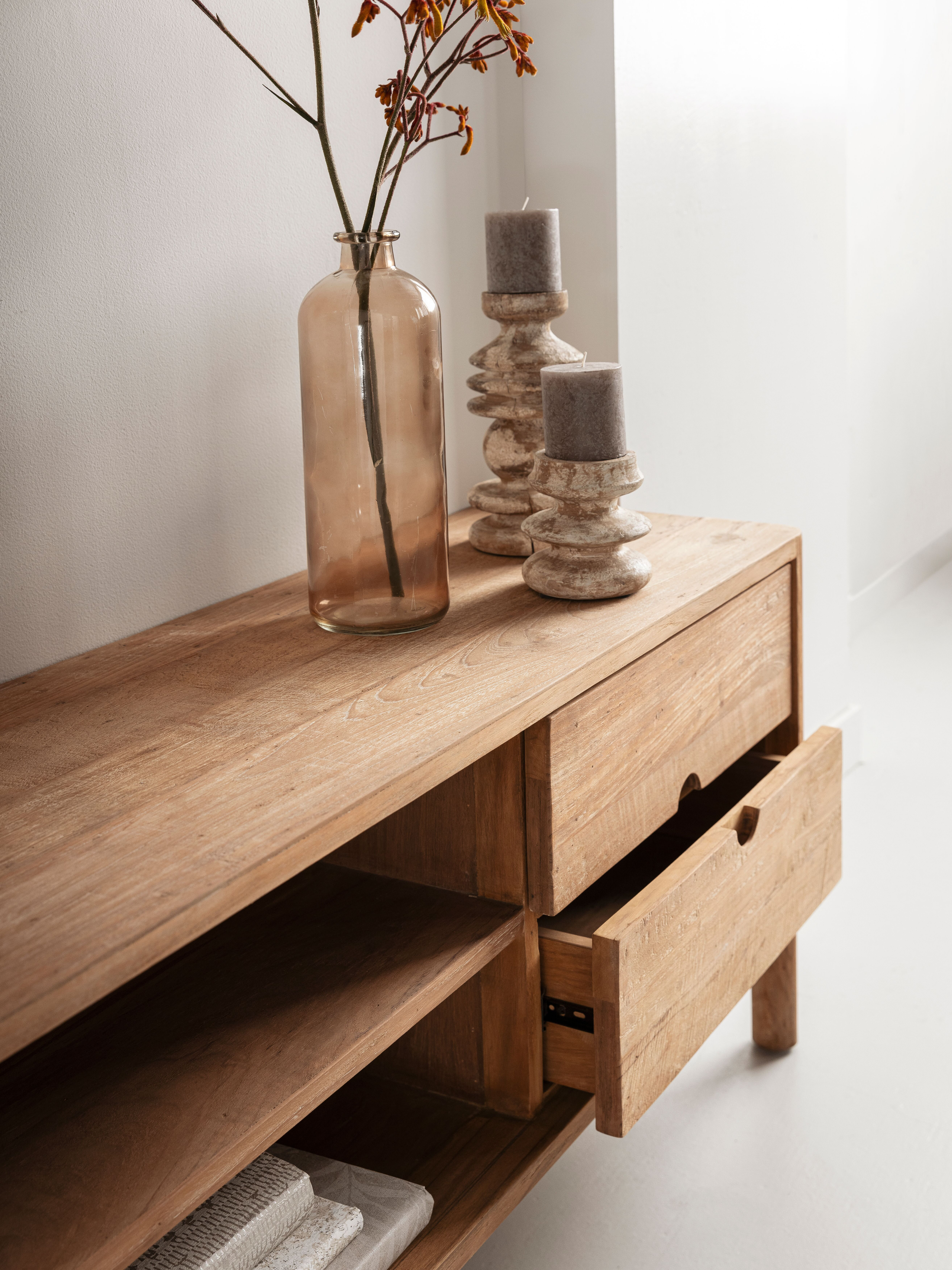 DTP Home TV-meubel 'Apollo No. 2' Teakhout, 210cm