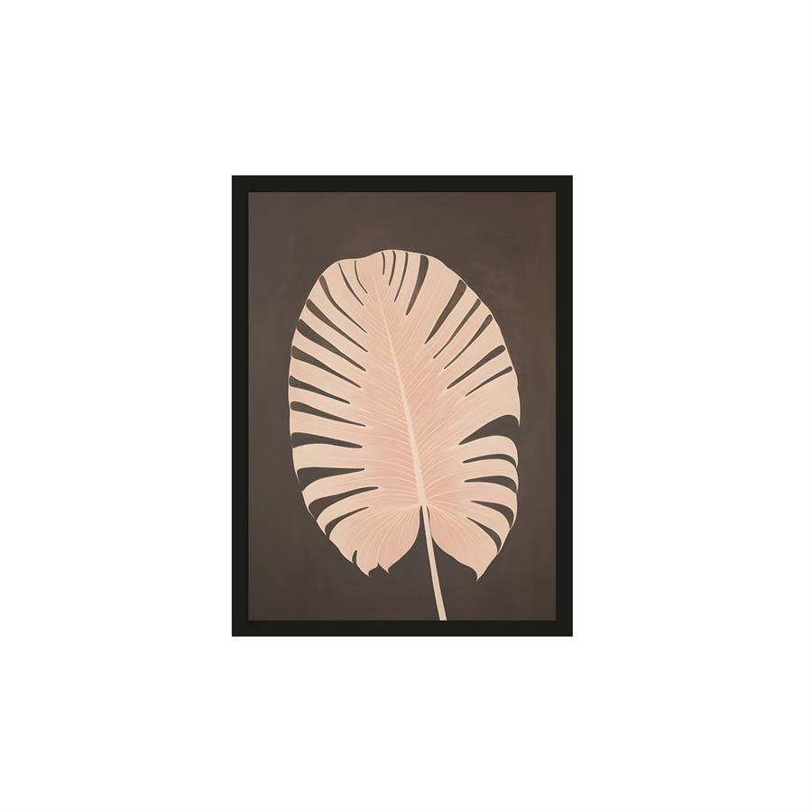 Urban Cotton Artprint Pink Leaf 40 x 50cm