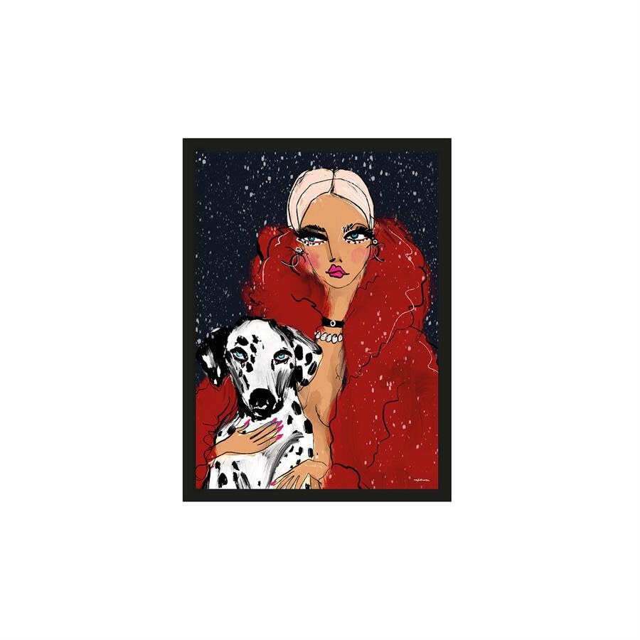 Urban Cotton Artprint Dotted Doggy 50 x 70cm