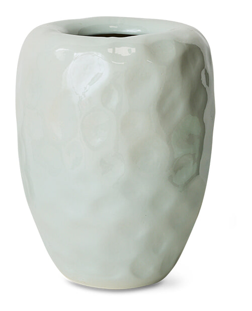 HKliving Vaas Earthenware Keramiek, 45cm - Mint