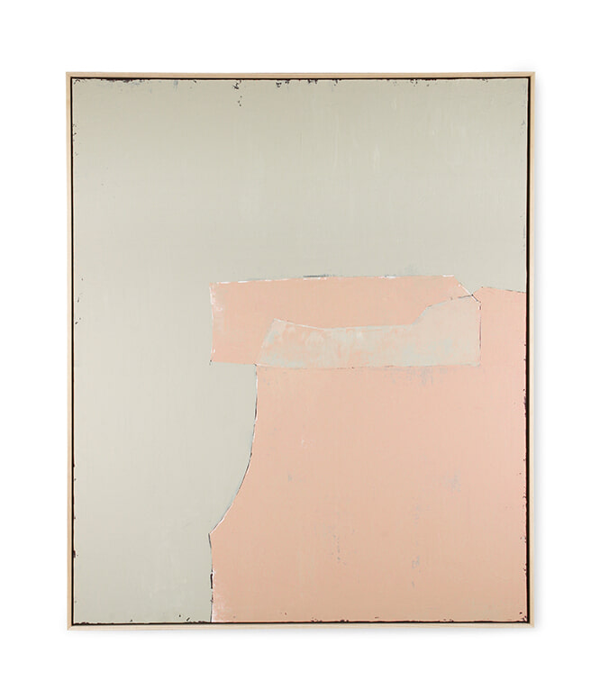 HKliving Schilderij Abstract 120 x 100cm - Groen,Roze