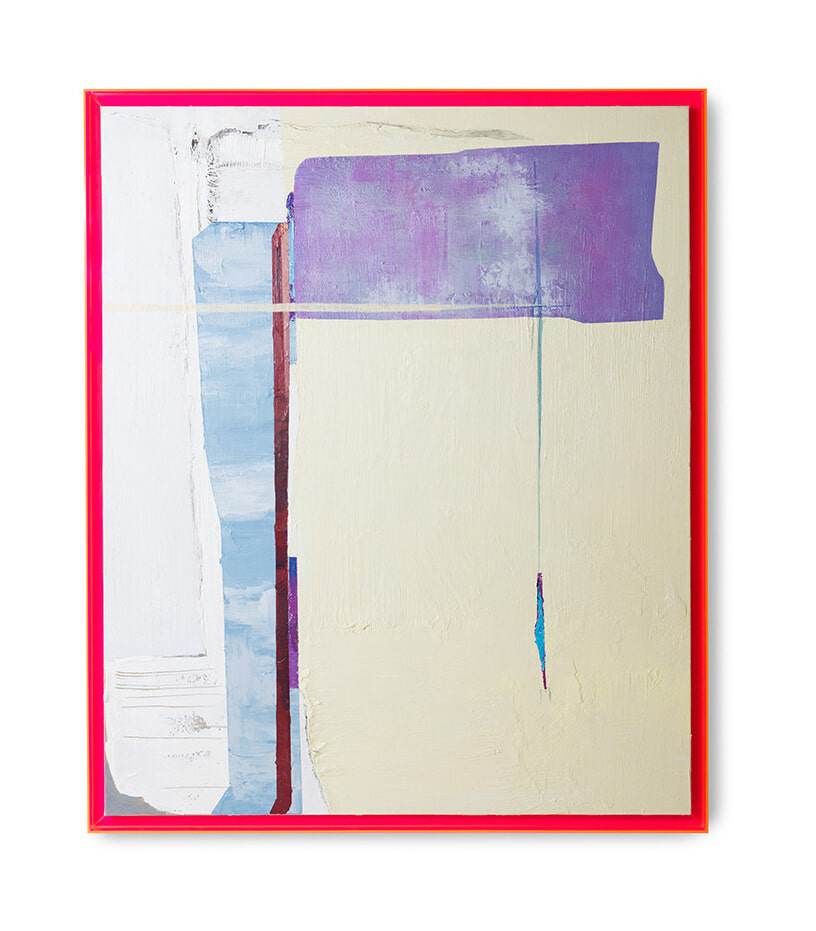 HKliving Schilderij Days in the city 152 x 127cm - ROZE