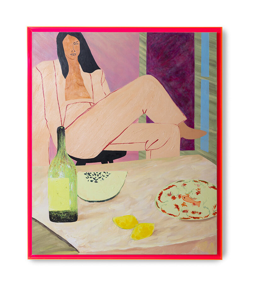 HKliving Schilderij Get your groove on 152 x 127cm - ROZE