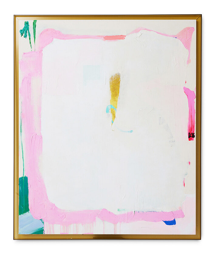 HKliving Schilderij White sands 152 x 127cm - Meerkleurig