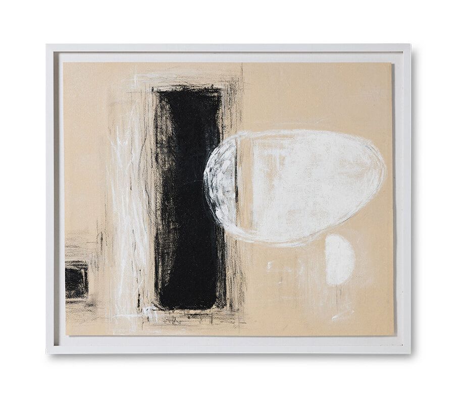 HKliving Schilderij Offset 120 x 102cm - Zand