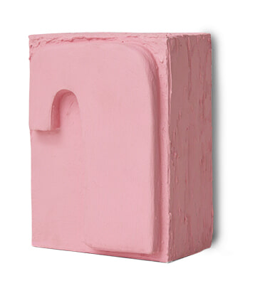 HKliving Wandobject Crave 16 x 12cm - Roze