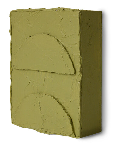 HKliving Wandobject Verdant MDF - Groen