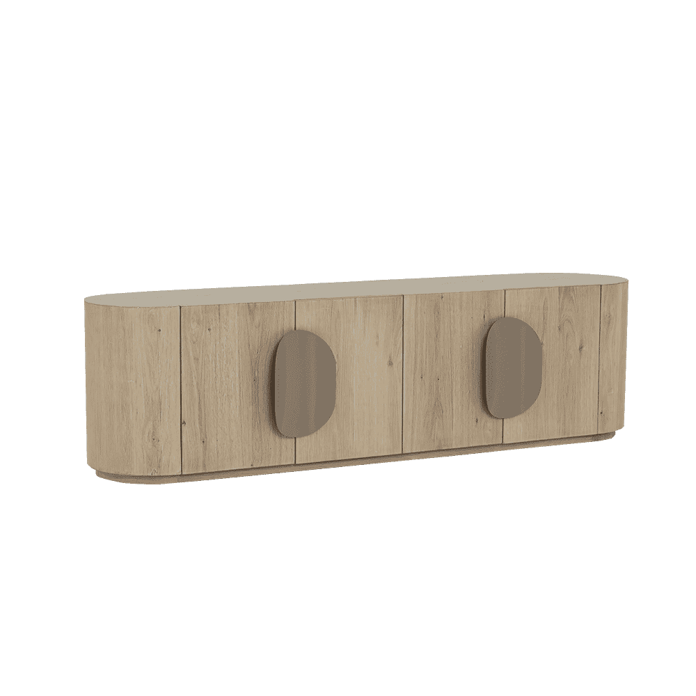 Tower Living TV-meubel Allure Eiken, 180cm - Whitewash