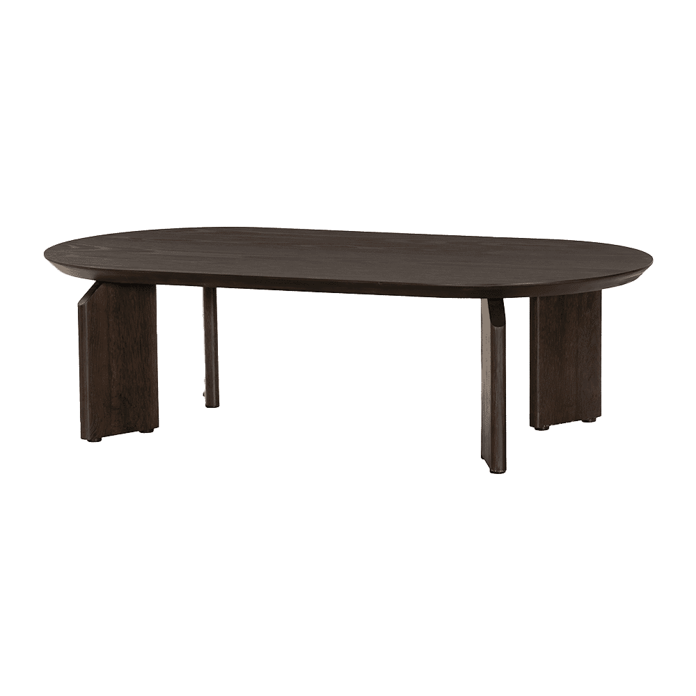 Tower Living Ovale Salontafel Allure Eiken, 140 x 70cm - Espresso