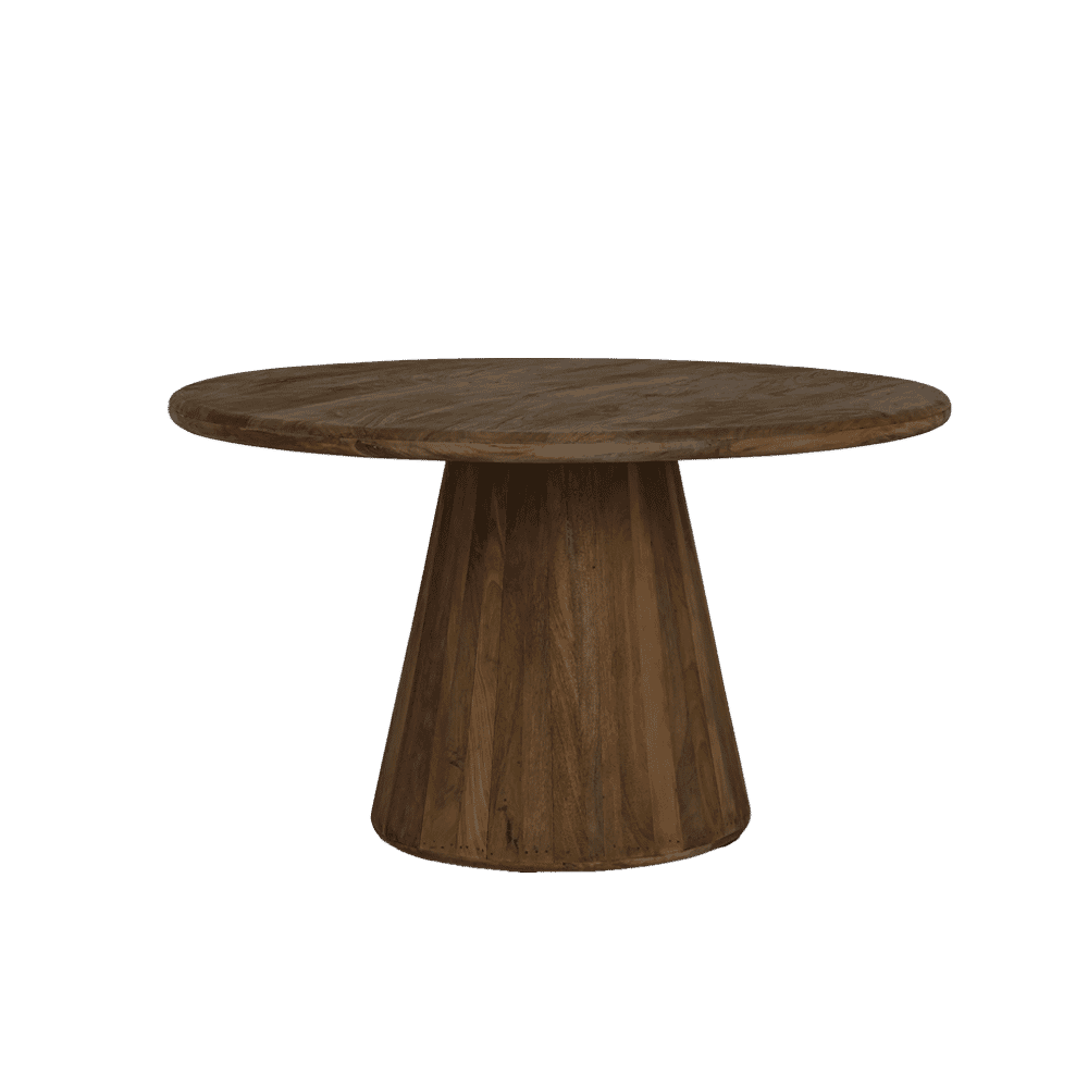 Tower Living Ronde Eettafel 'Asti' Mangohout, kleur Bruin