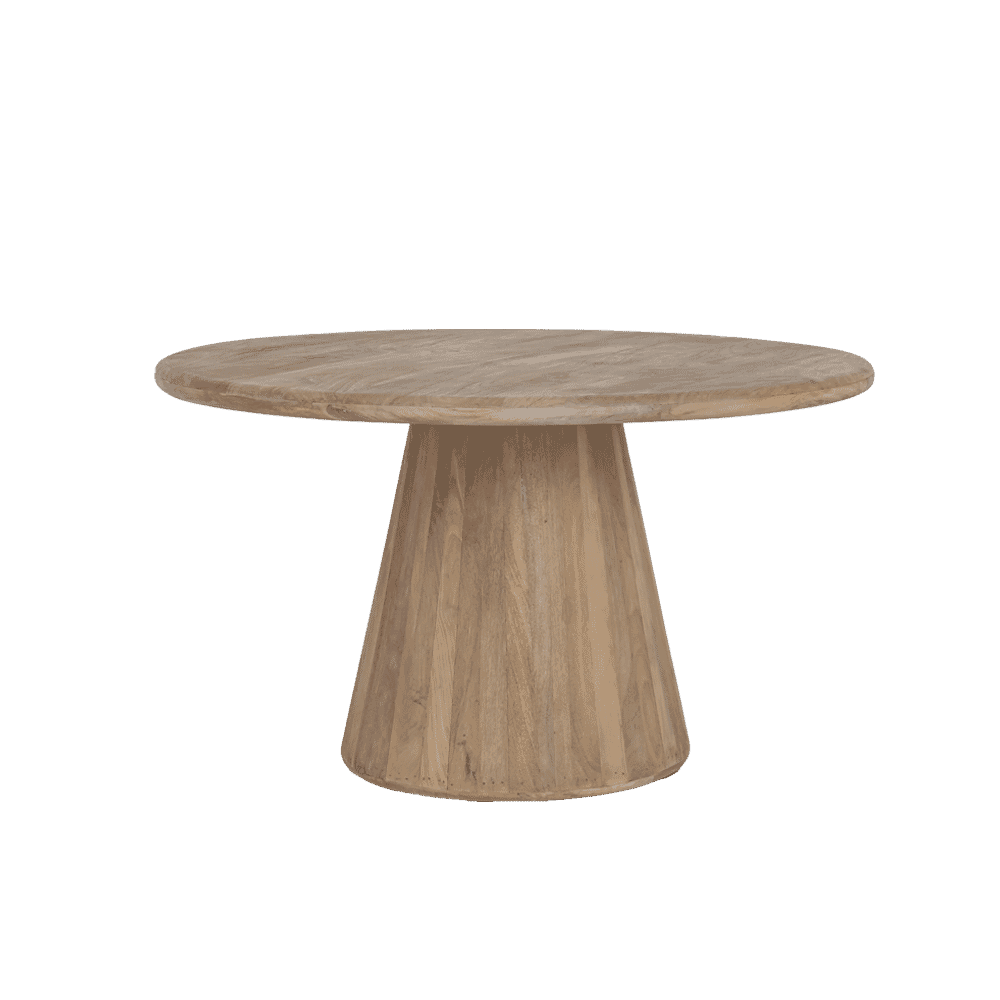 Tower Living Ronde Eettafel 'Asti' Mangohout, kleur Naturel
