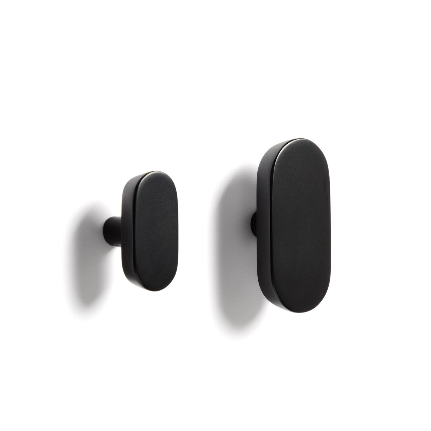 Kave Home Kapstokhaak Arely Set van 2 stuks - Zwart