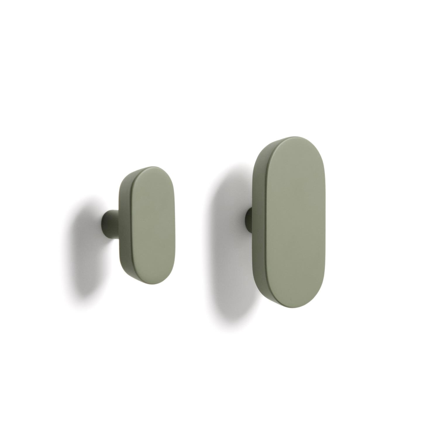 Kave Home Kapstokhaak Arely Set van 2 stuks - Groen