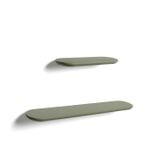 Kave Home Wandplank 'Arely' Set van 2 stuks, kleur Groen