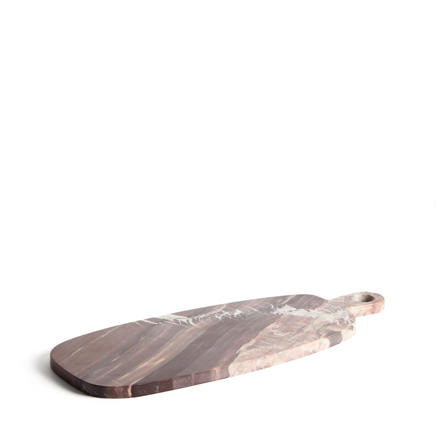 Kave Home Serveerplank Meran Marmer, 47 x 20cm - Bordeauxrood