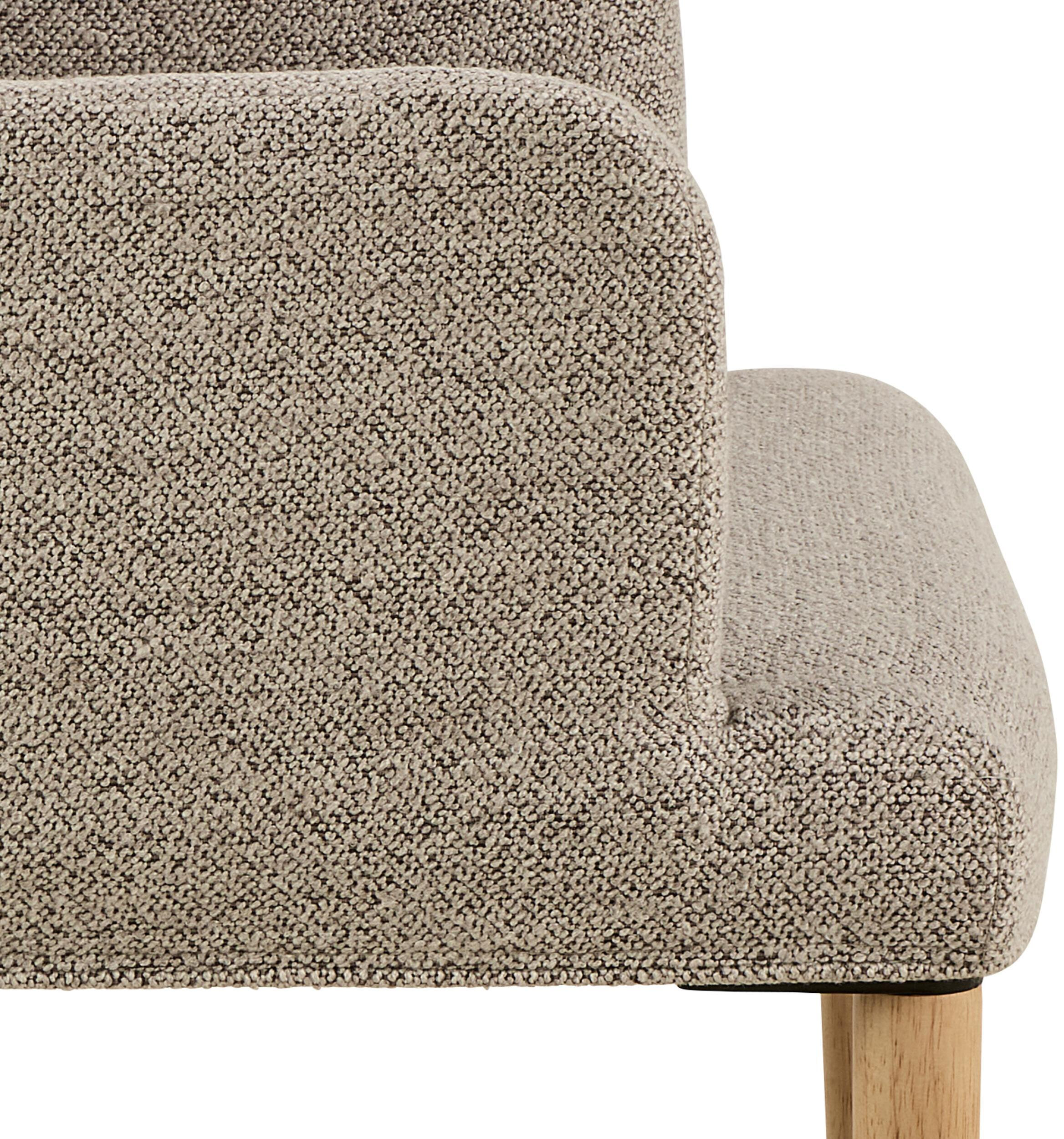 Bendt Eetkamerstoel 'Jeris' Bouclé, kleur Beige