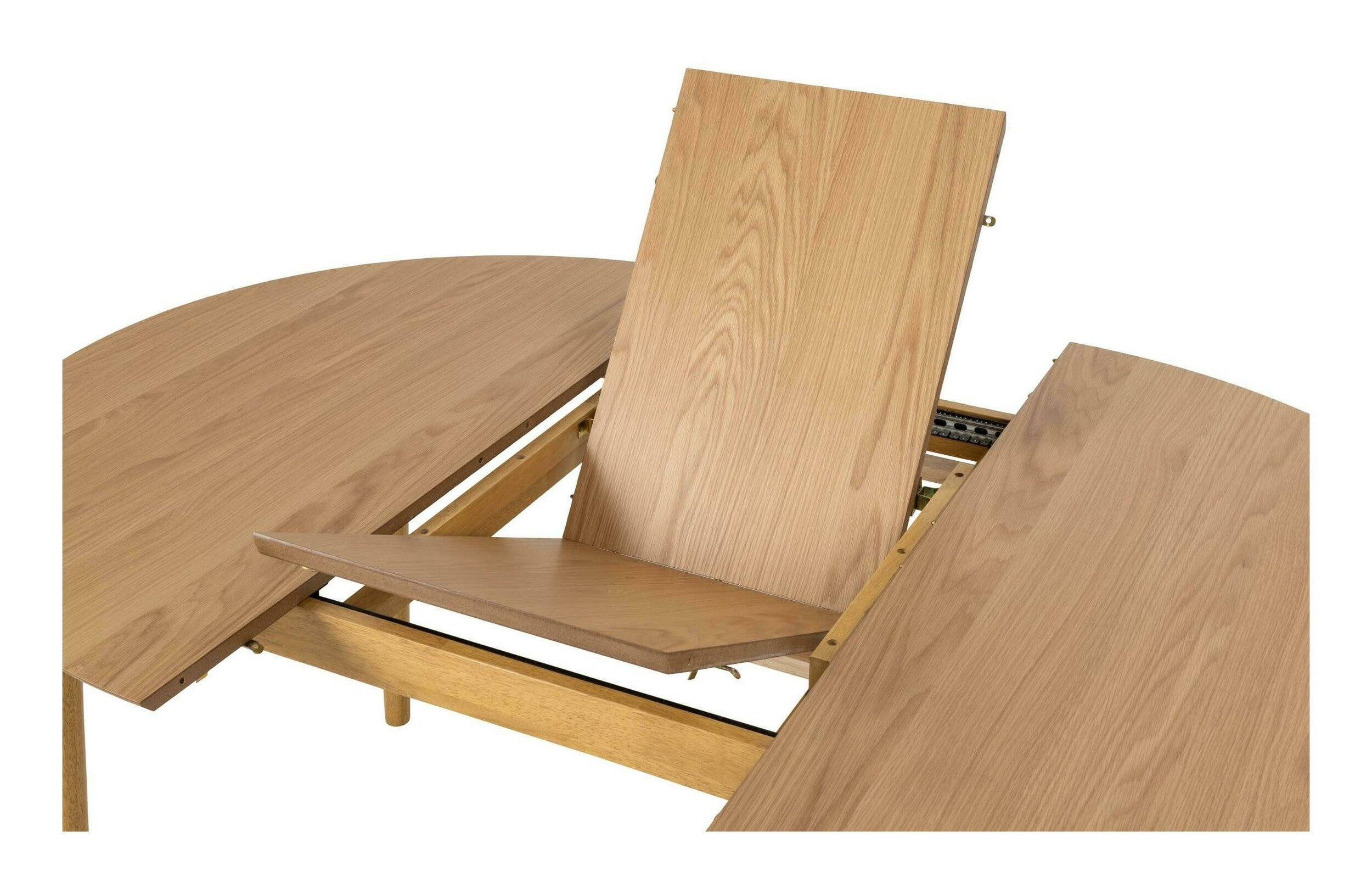 Bendt Uitschuifbare Ronde Eettafel 'Montreux' Eiken, 115-154 x 115cm, kleur Naturel