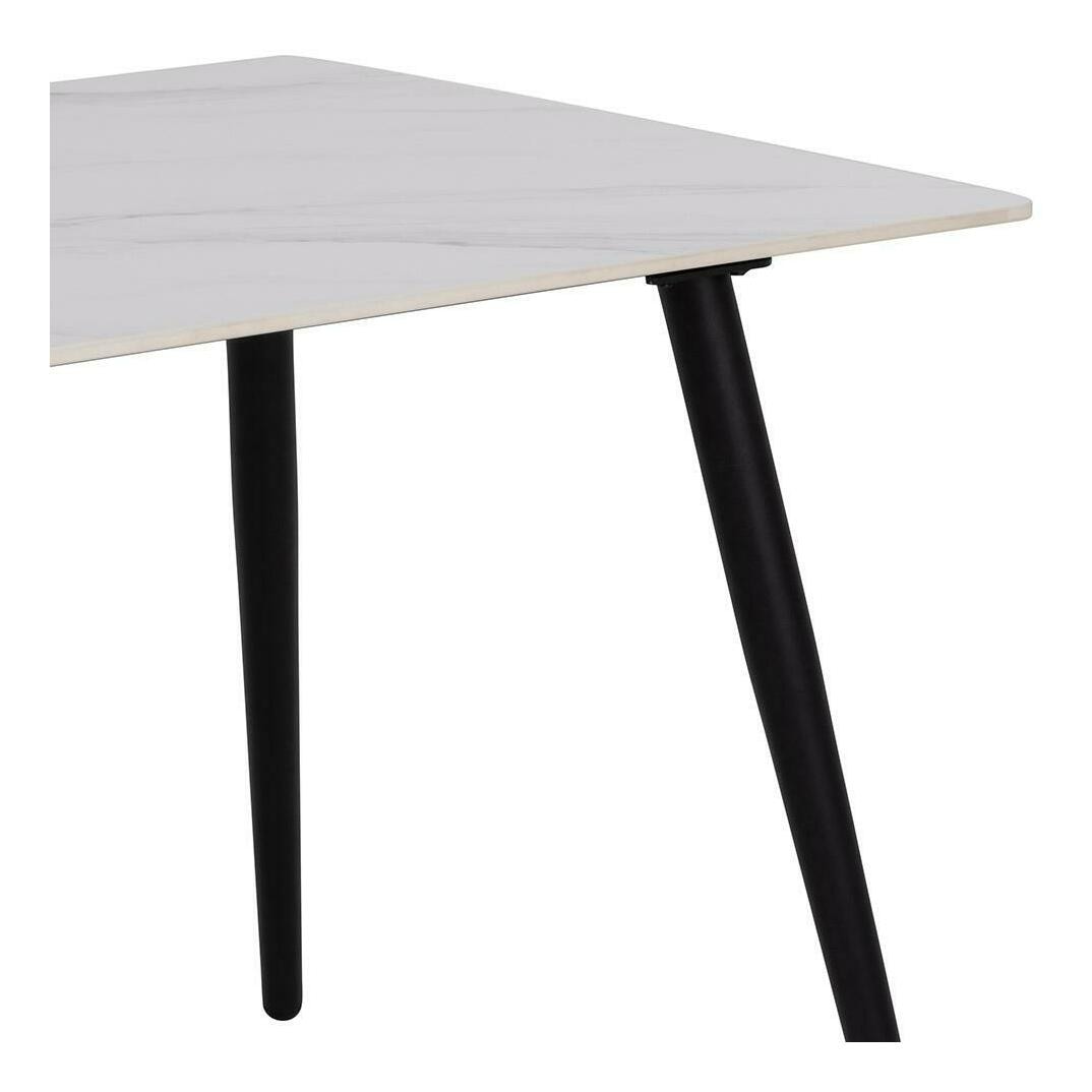 Bendt Eettafel 'Ib' Keramiek, 140 x 80cm, kleur Wit