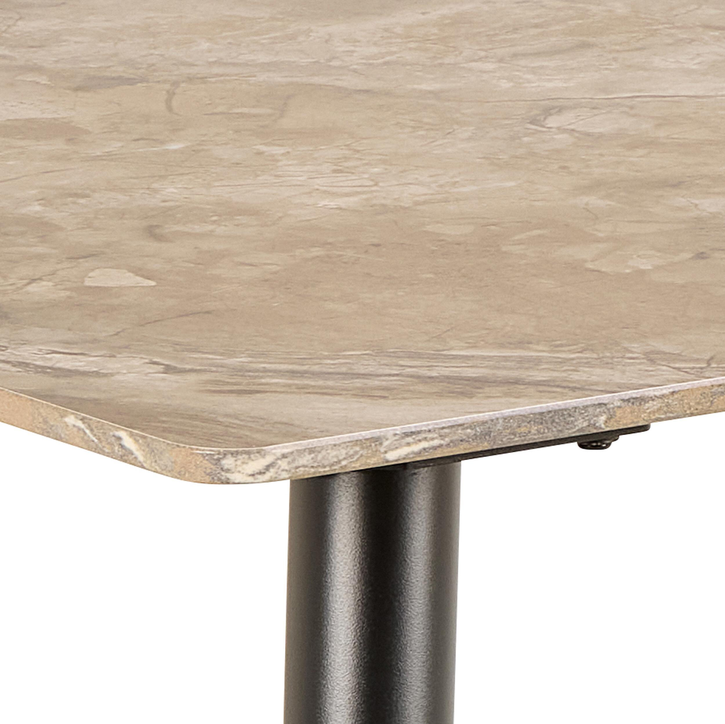 Bendt Eettafel 'Ib' Keramiek, 140 x 80cm, kleur Bruin