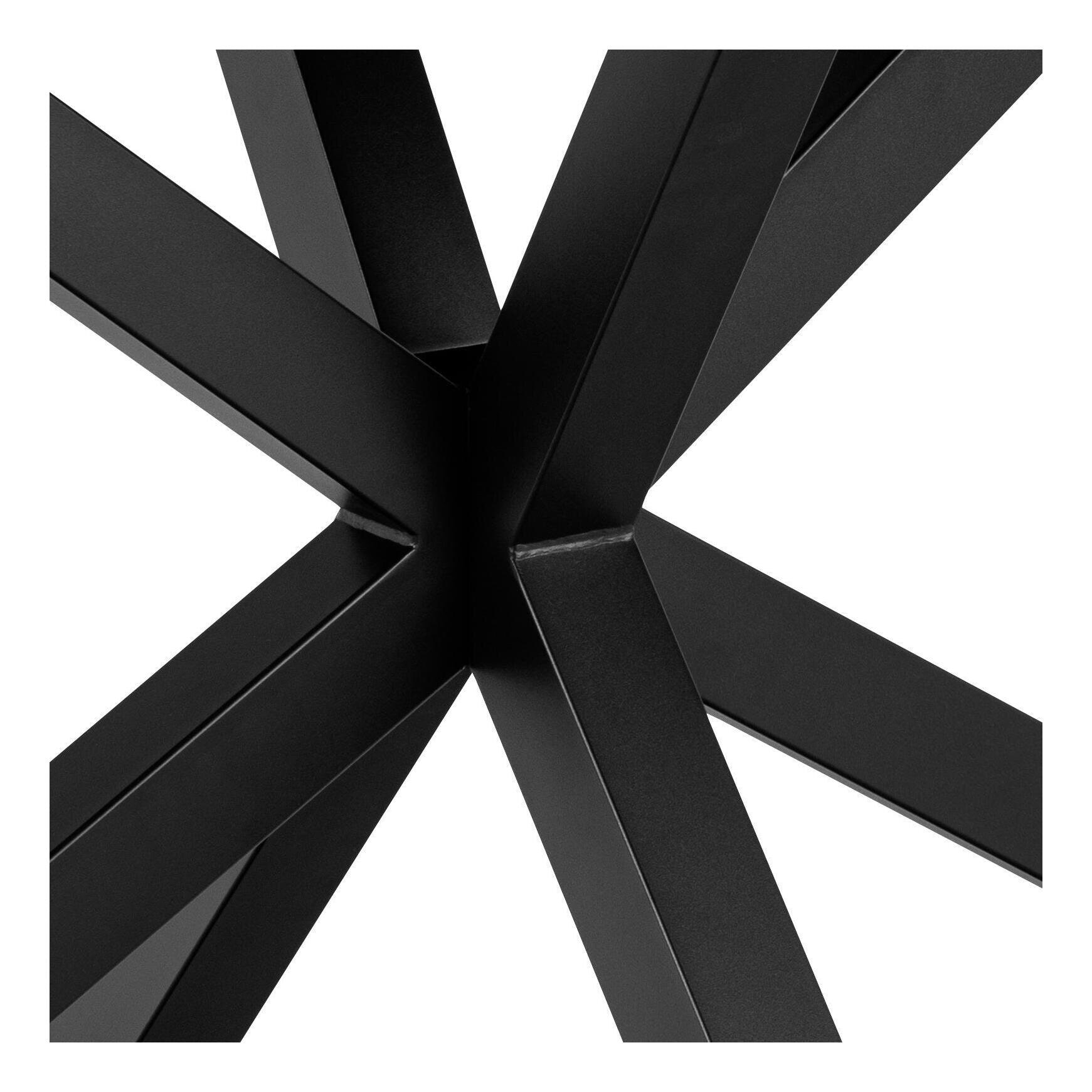 Bendt Eettafel 'Line' Keramiek, 135 x 80cm, kleur Zwart