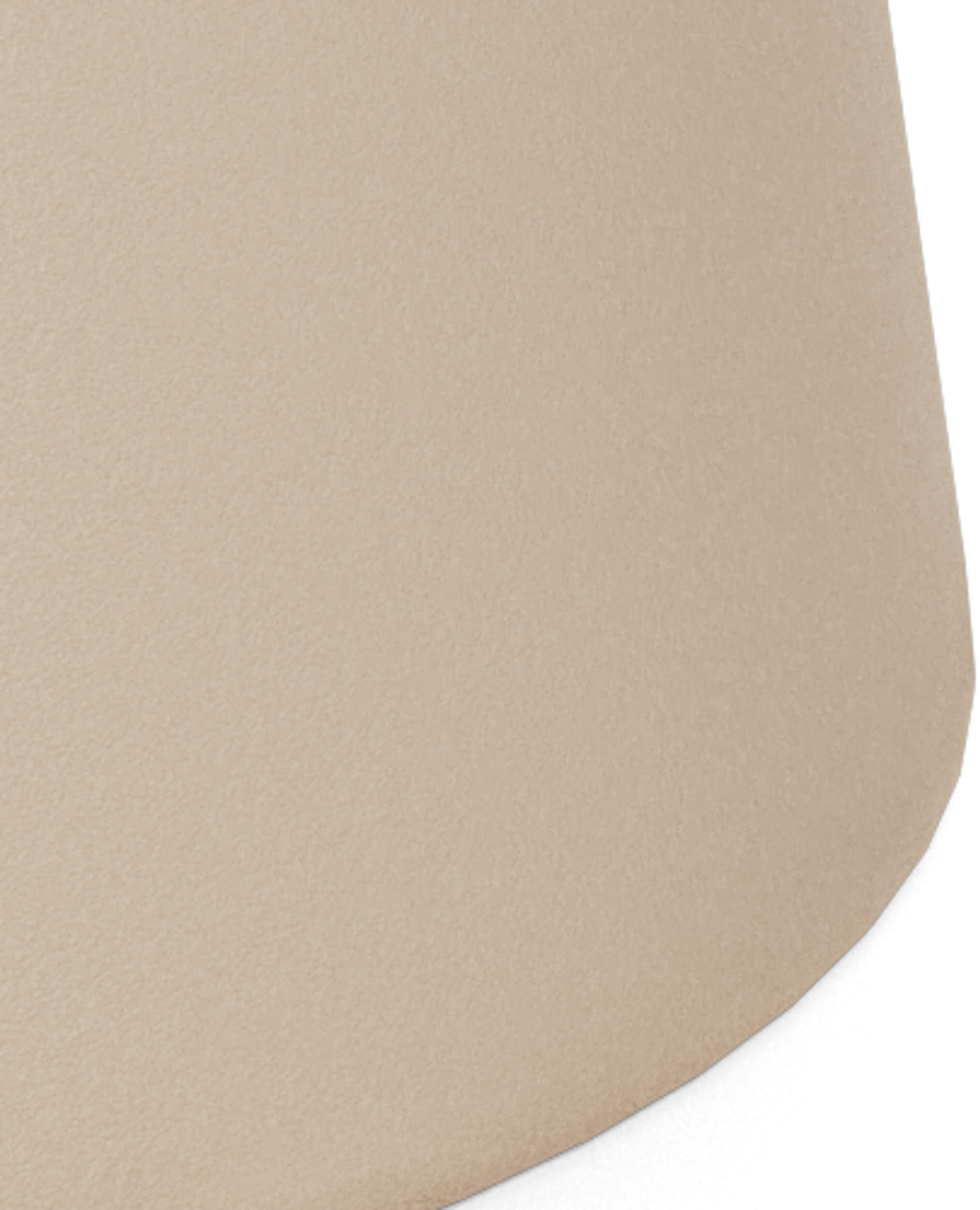 Bendt Ronde Bijzettafel 'Waleed' Keramiek in travertinlook, 45cm, kleur Beige
