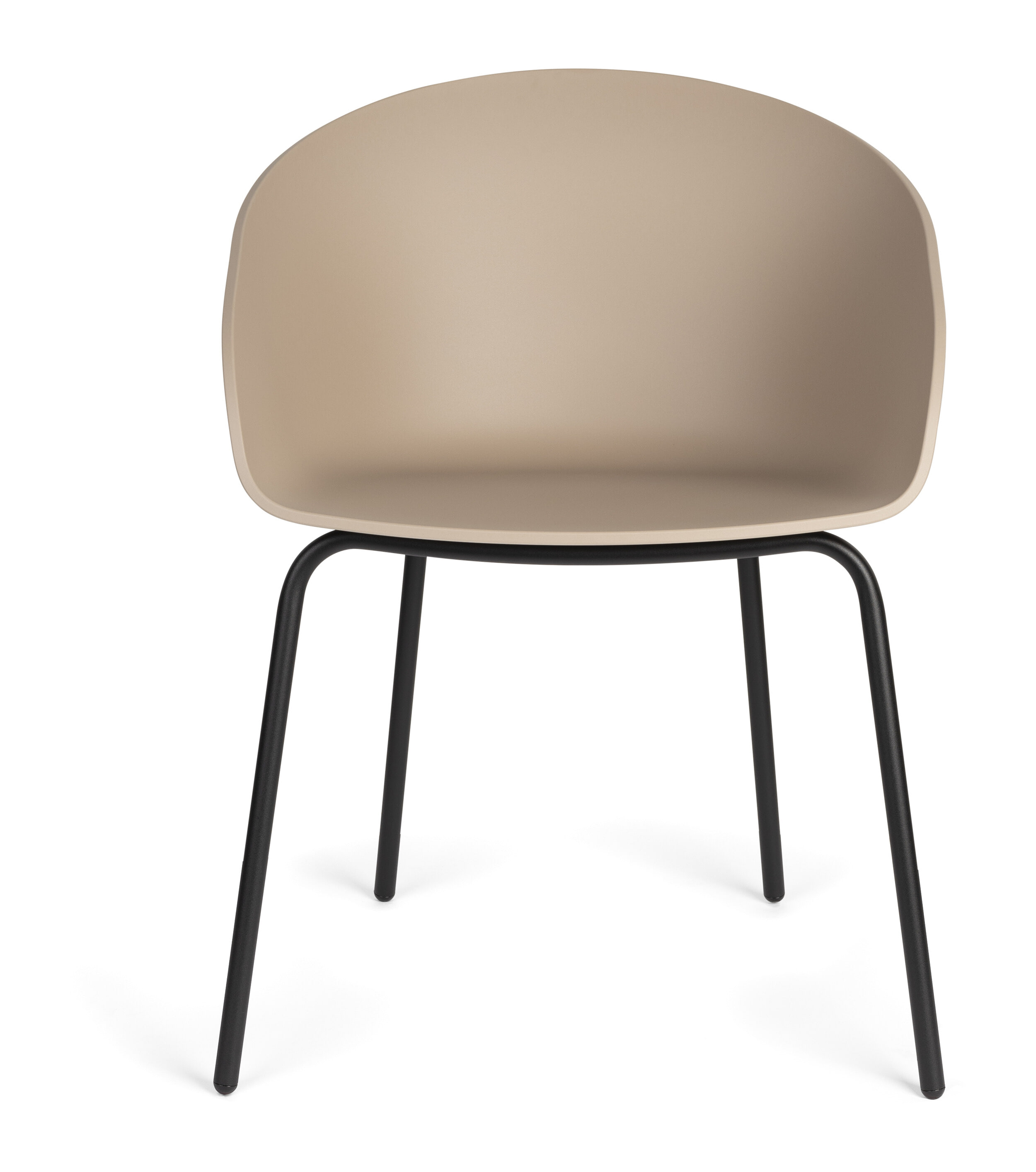 Zuiver Eetkamerstoel 'Void' Gerecycled PP, kleur Latte Brown