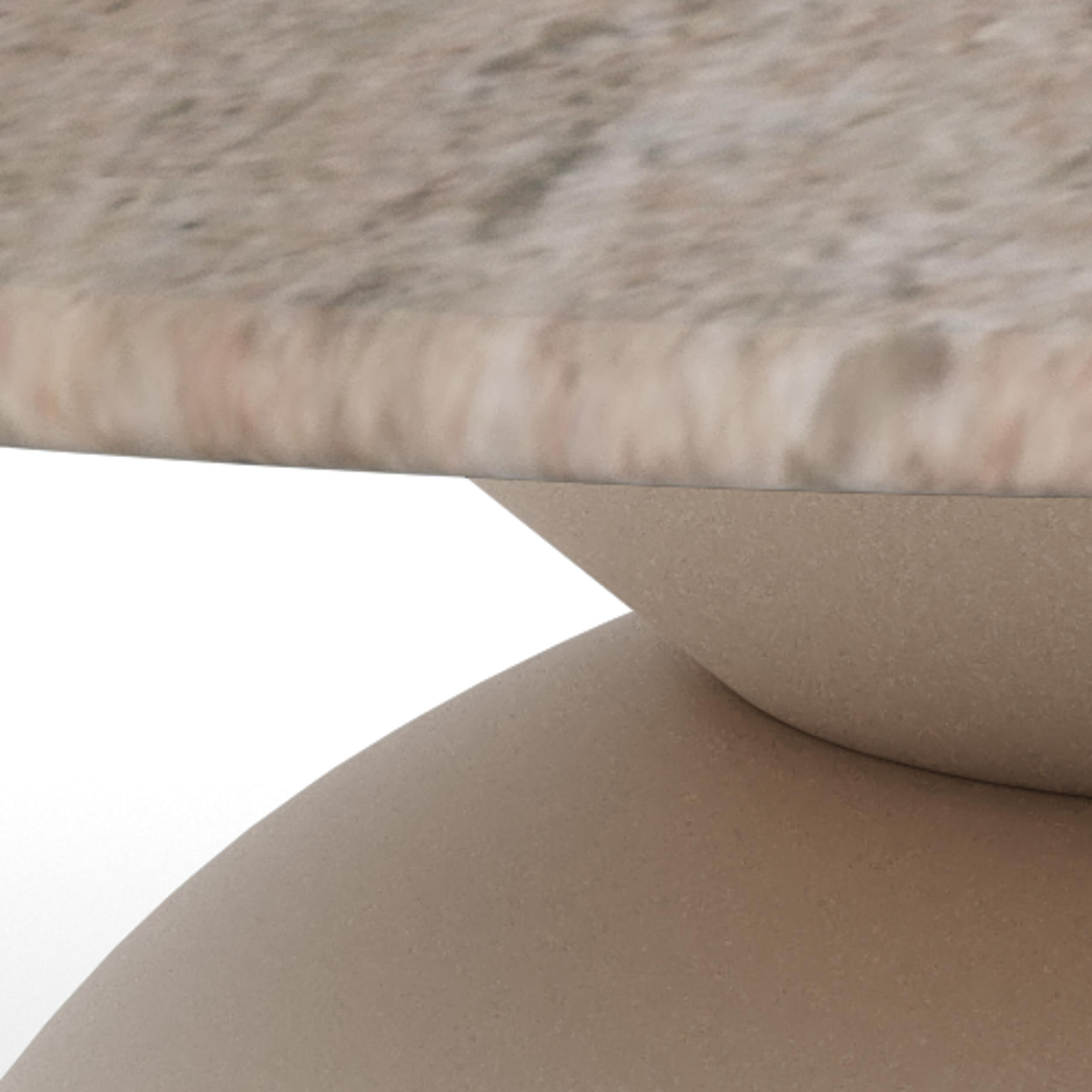 Bendt Ronde Salontafel 'Chardai' Marmer, 80cm