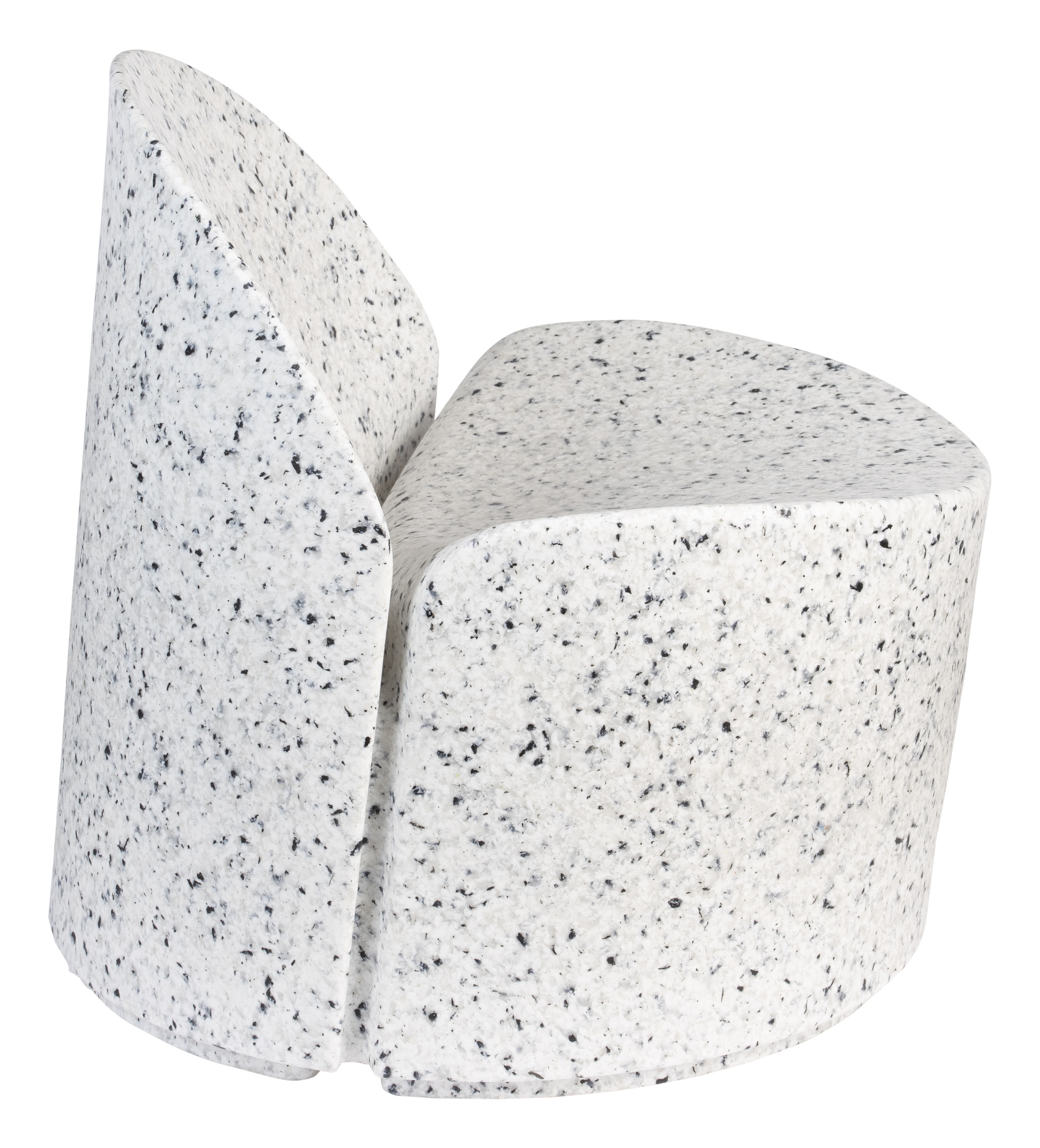 Zuiver Outdoor Fauteuil 'Bloom' kleur Wit Terrazzo