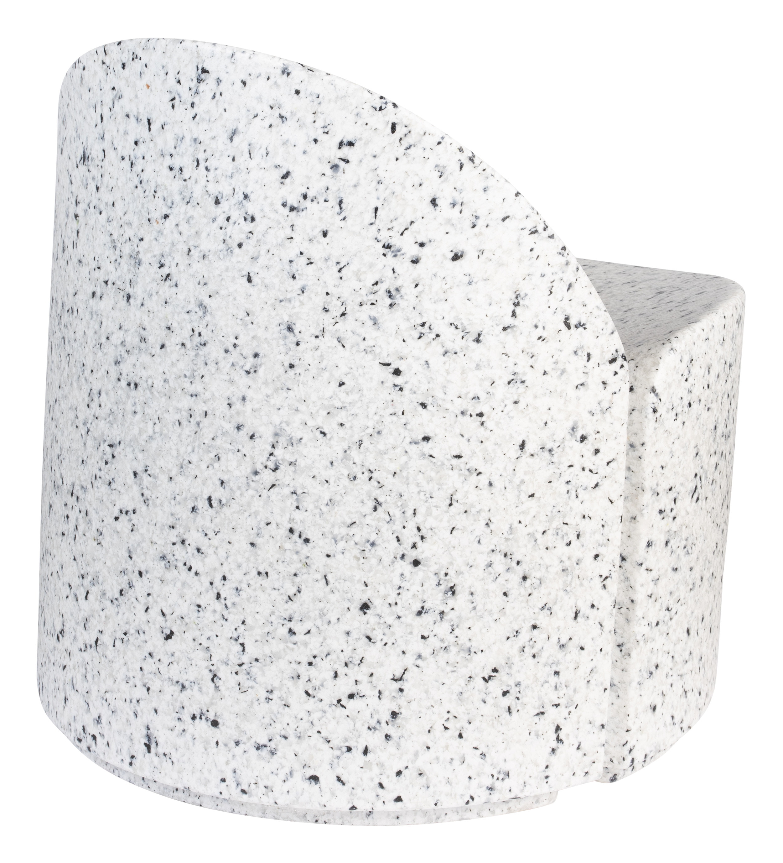 Zuiver Outdoor Fauteuil 'Bloom' kleur Wit Terrazzo