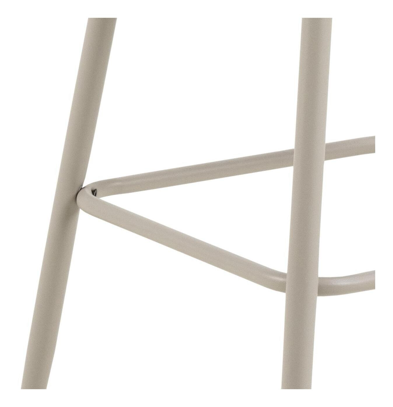 Bendt Barkruk 'Cristi' Stof, kleur Beige (zithoogte 78cm)