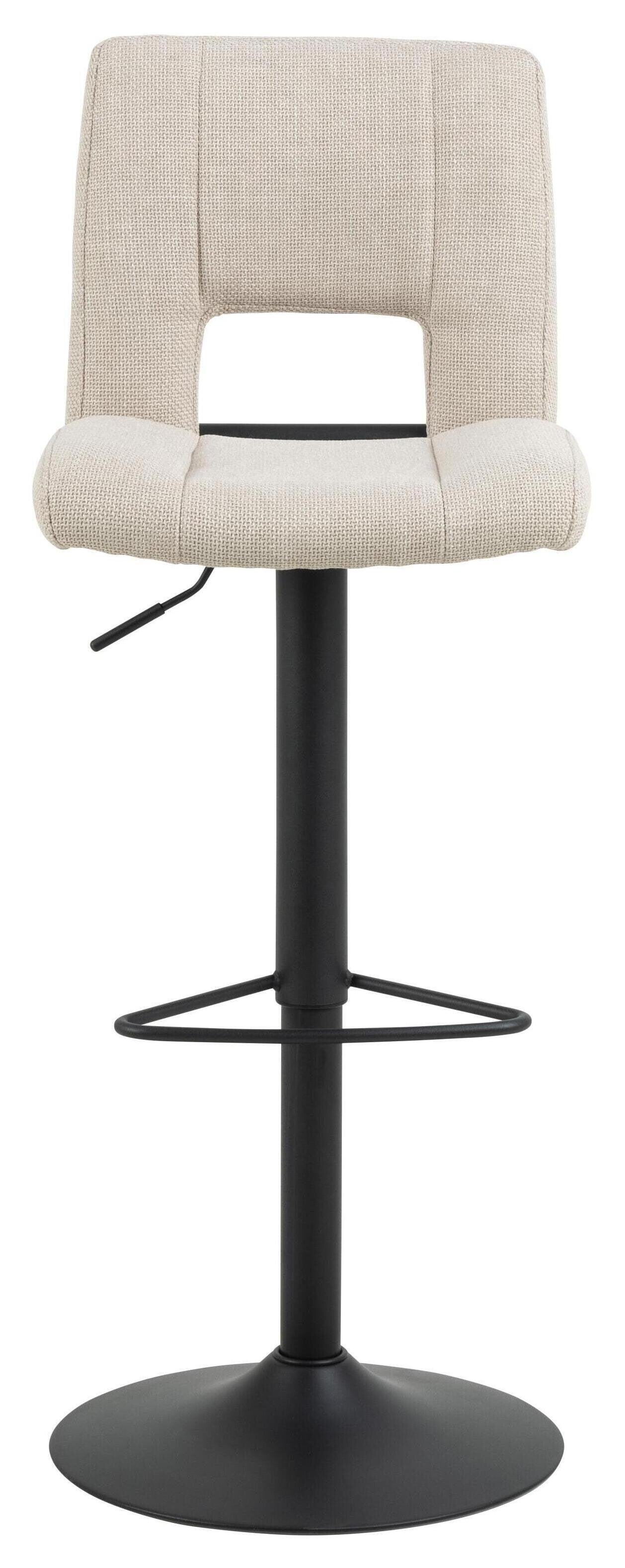 Bendt Verstelbare Barkruk 'Rut' kleur Beige (zithoogte 62-83cm)
