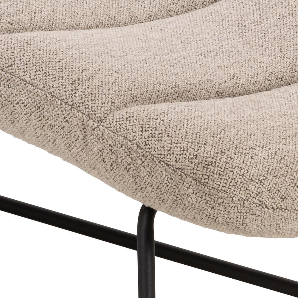 Bendt Lounge Fauteuil 'Tiago' Bouclé, kleur Beige