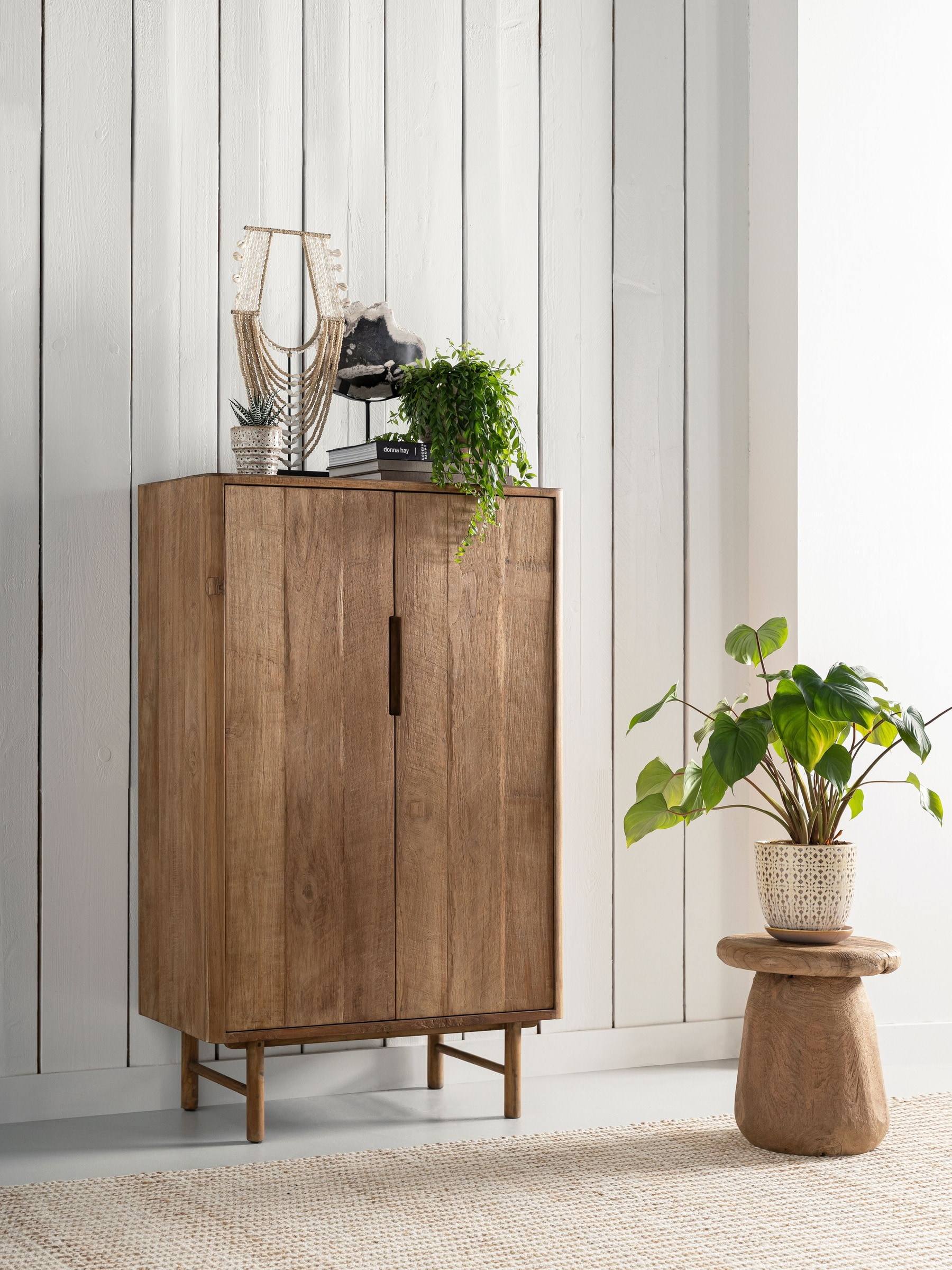 DTP Home Opbergkast 'Bliss' Teakhout, 130 x 80cm