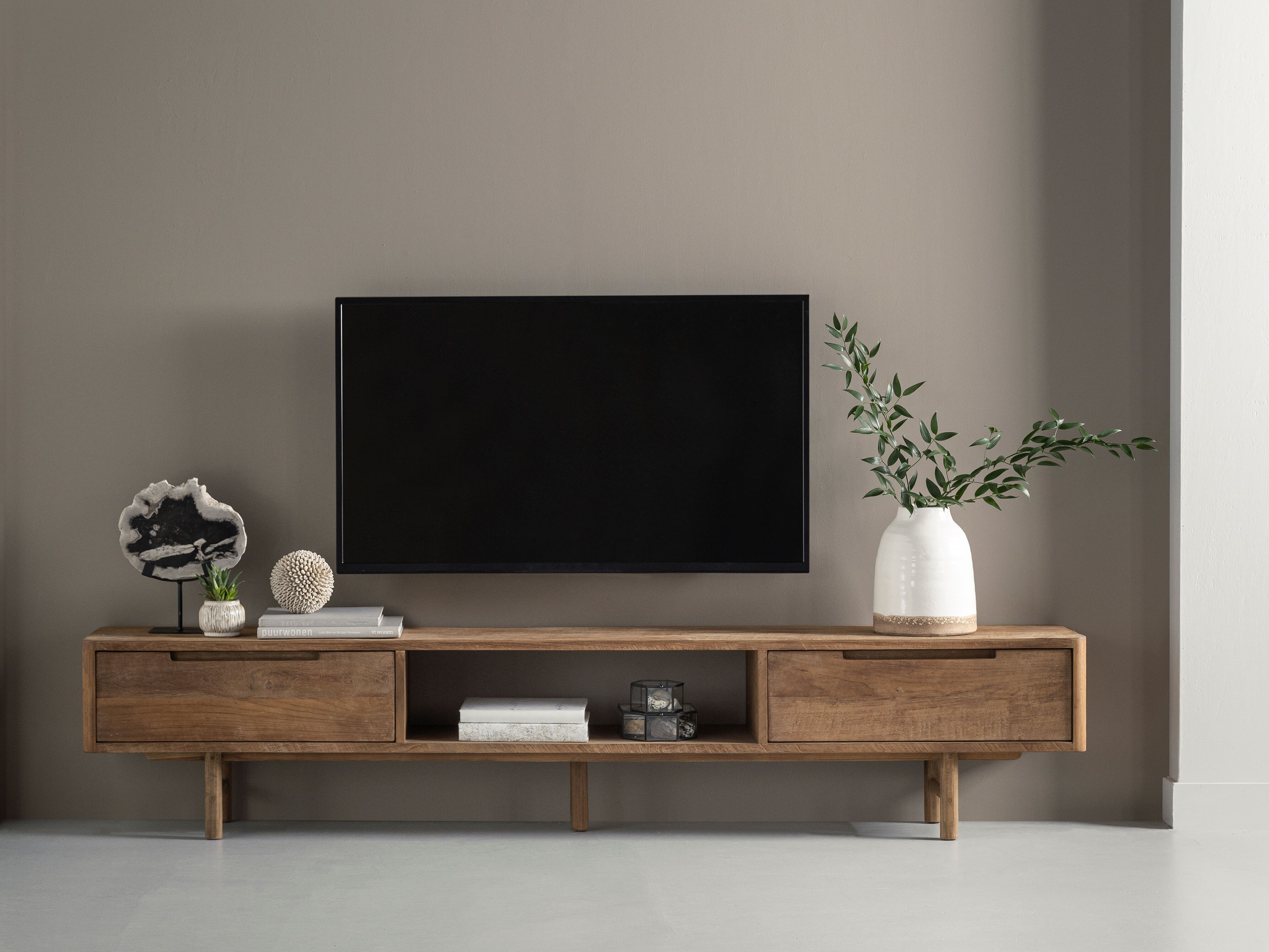 DTP Home TV-meubel 'Bliss' Teakhout, 200cm