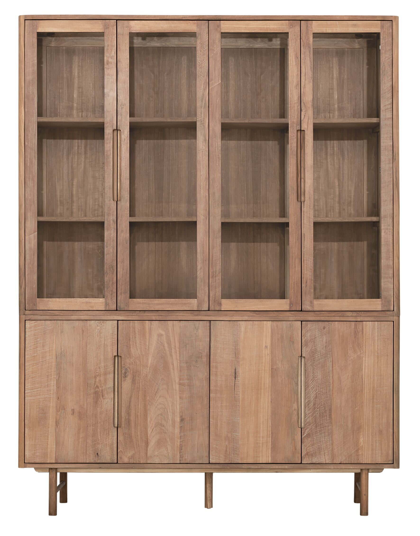 DTP Home Vitrinekast Bliss Teakhout, 210 x 160cm - Naturel