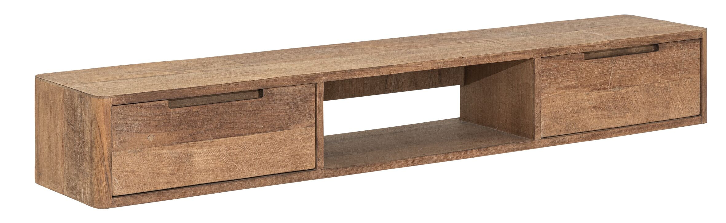 DTP Home Zwevend TV-meubel 'Bliss' Teakhout, 160cm