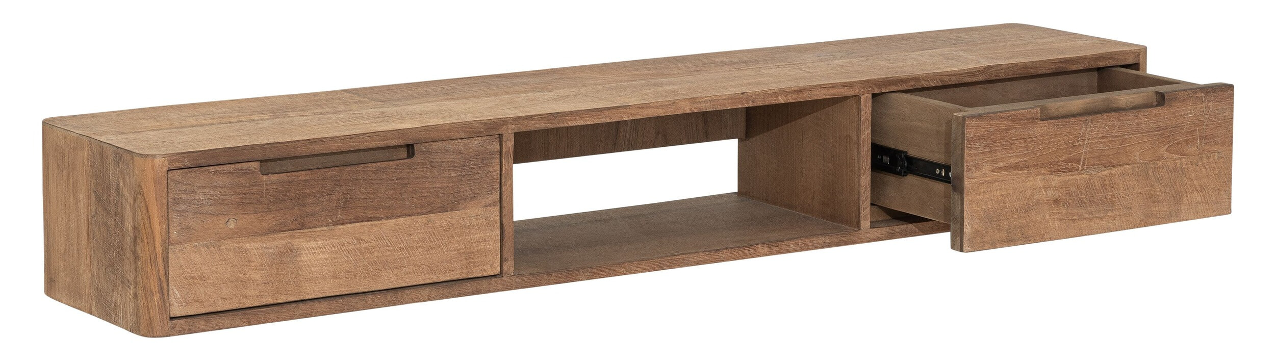 DTP Home Zwevend TV-meubel 'Bliss' Teakhout, 160cm