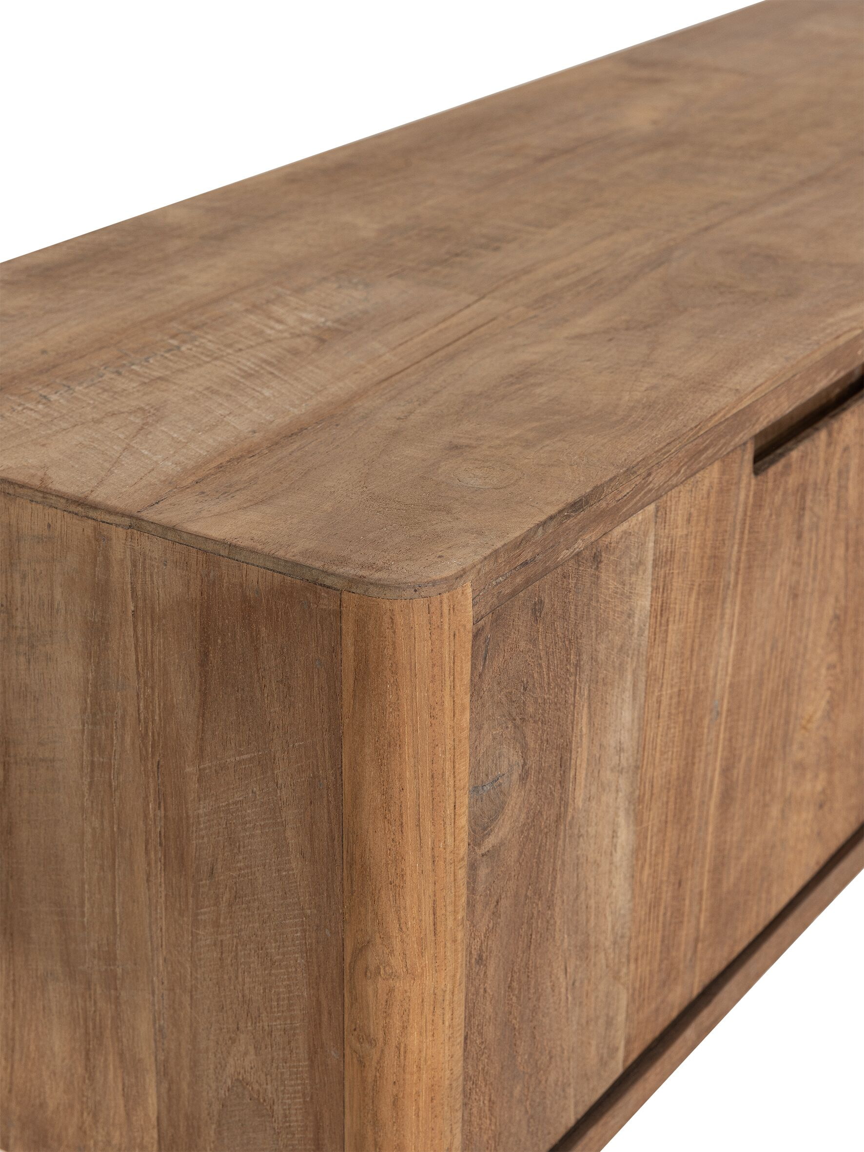 DTP Home Zwevend TV-meubel 'Bliss' Teakhout, 130cm