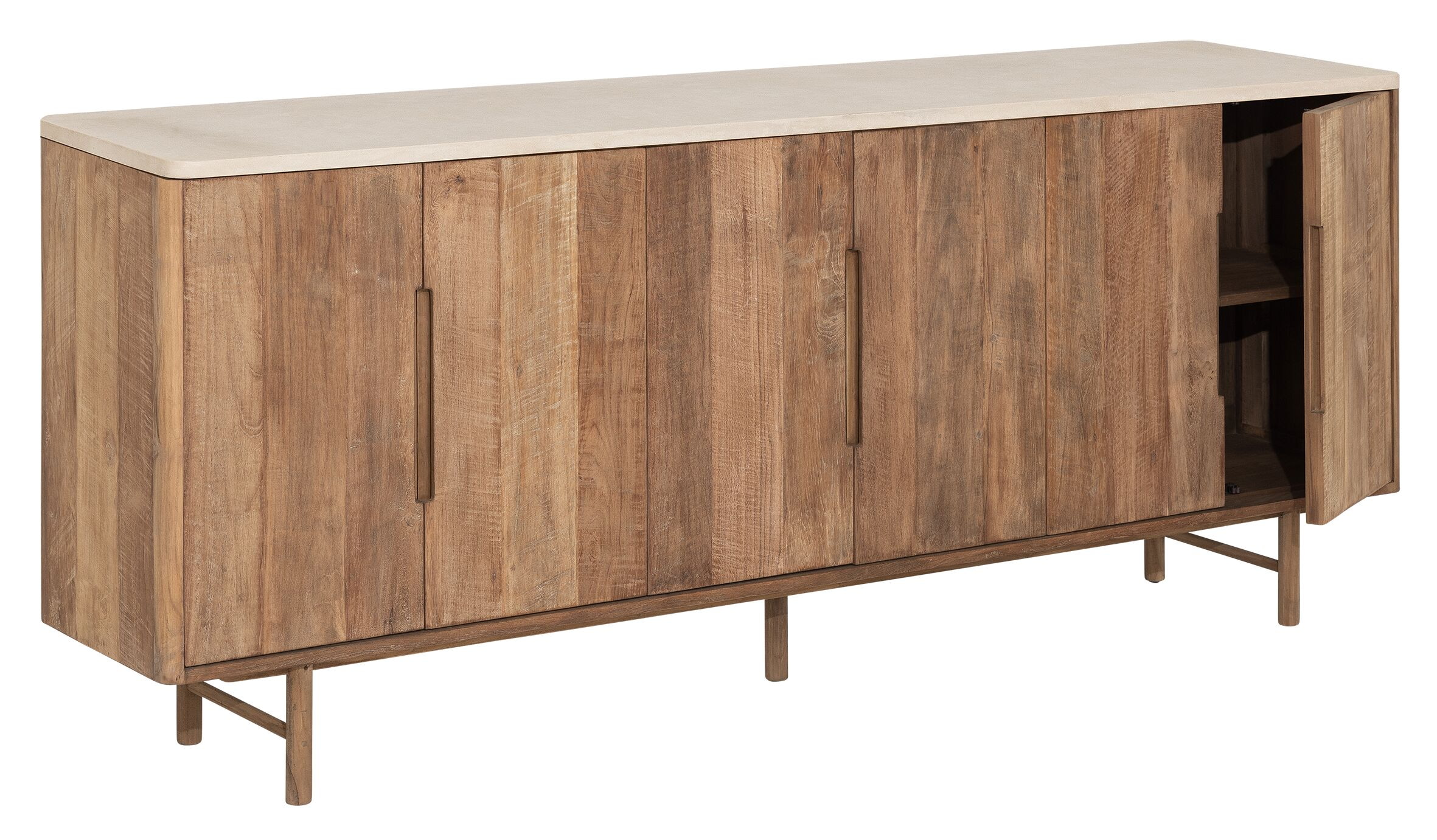 DTP Home Dressoir 'Bliss' Mortex Teakhout, 220cm