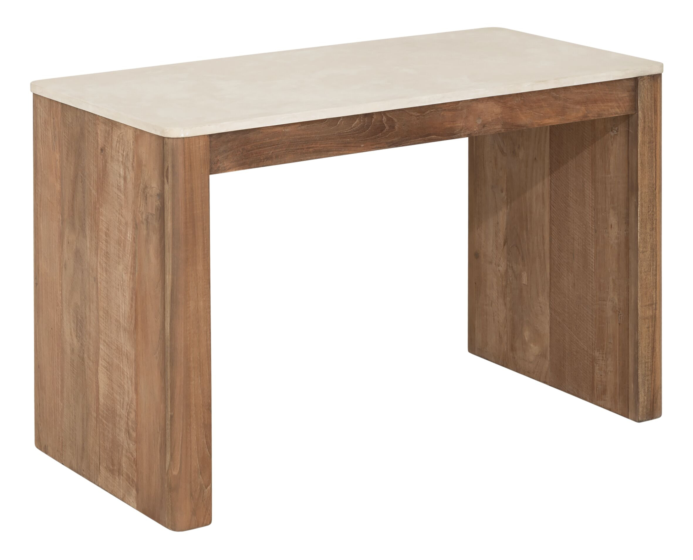 DTP Home Bureau Bliss Teakhout en mortex, 120 x 60cm - Bruin
