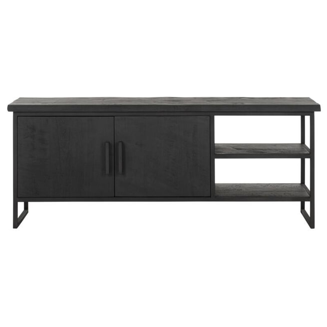 DTP Home TV-meubel 'Beam' Teakhout, 140cm, kleur Zwart