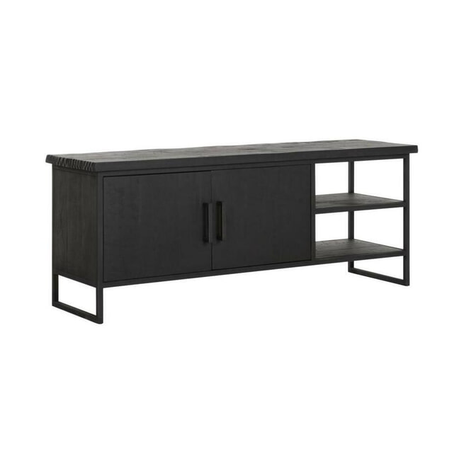 DTP Home TV-meubel 'Beam' Teakhout, 140cm, kleur Zwart