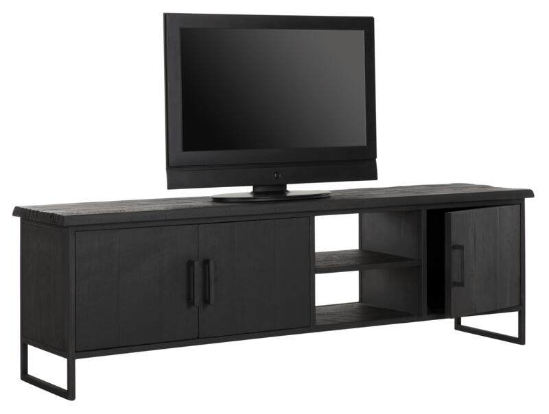 DTP Home TV-meubel 'Beam' Teakhout, 180cm, kleur Zwart