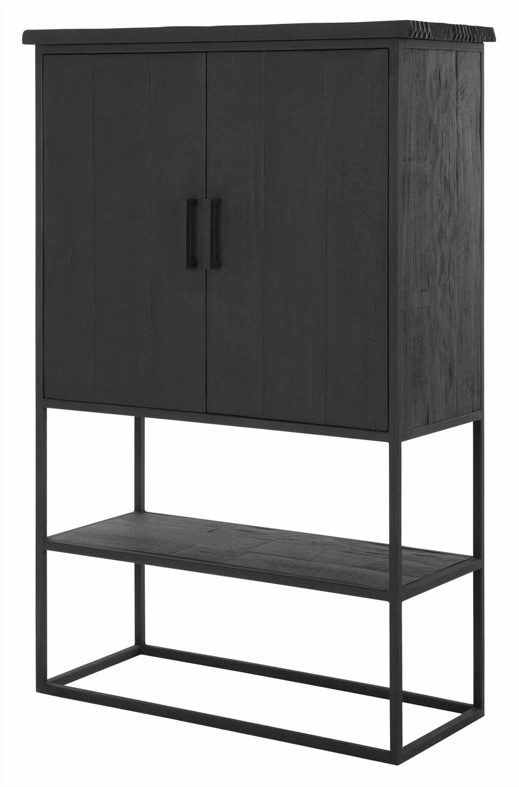 DTP Home Opbergkast 'Beam' Teakhout, 140 x 90cm, kleur Zwart