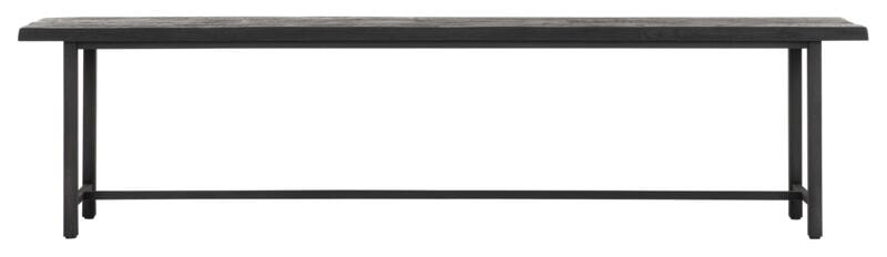 DTP Home Eetkamerbank 'Beam' Teakhout, 190cm, kleur Zwart